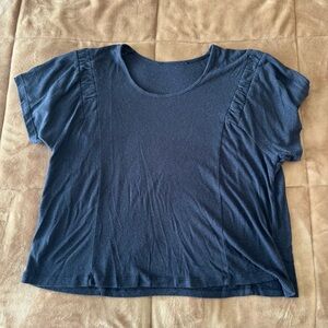 Women's Navy Blue Top